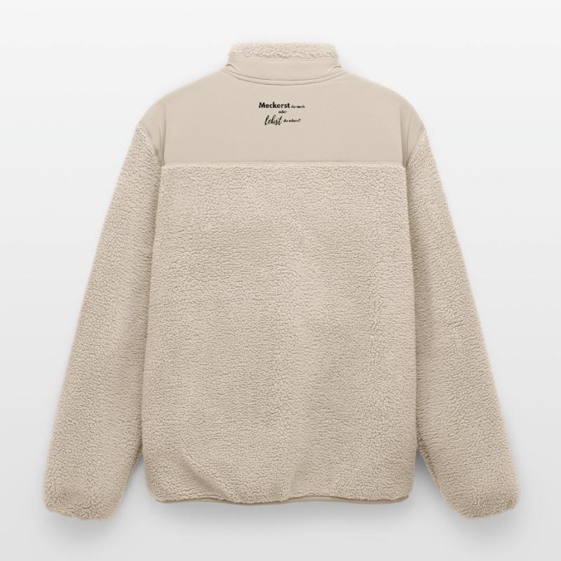 Meckerst du noch oder lebst du schon? Relaxed Fit Unisex Sherpajacke von Stanley/Stella