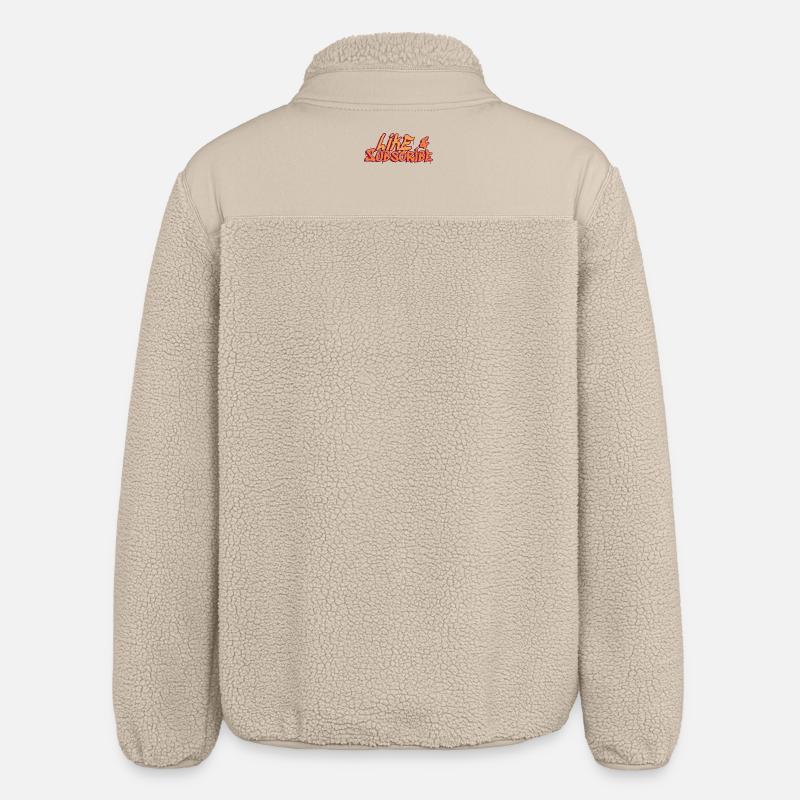 Like &Subscribe Graffiti Style - Veste sherpa unisexe coupe décontractée Stanley/Stella - beige