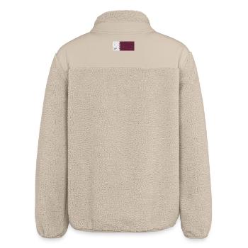Qatar Qatar - Relaxed Fit Unisex Sherpa Jacket by Stanley/Stella - beige - Back