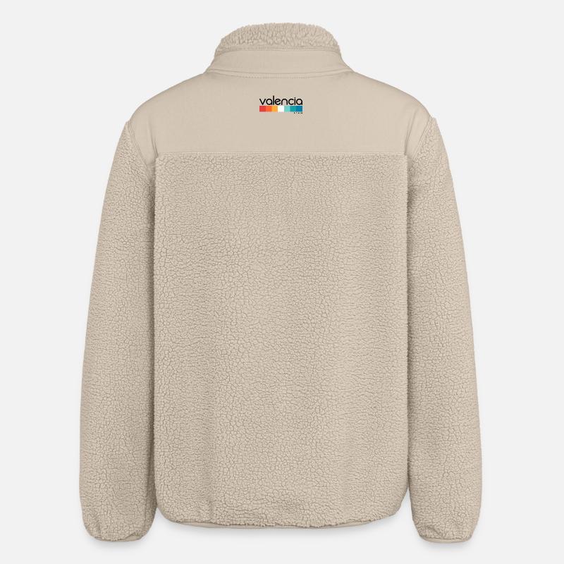 Valence - Espagne - Espagne - Espagne - Veste sherpa unisexe coupe décontractée Stanley/Stella - beige