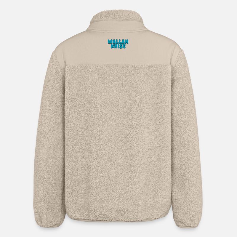 Crise du Wallah - Veste sherpa unisexe coupe décontractée Stanley/Stella - beige