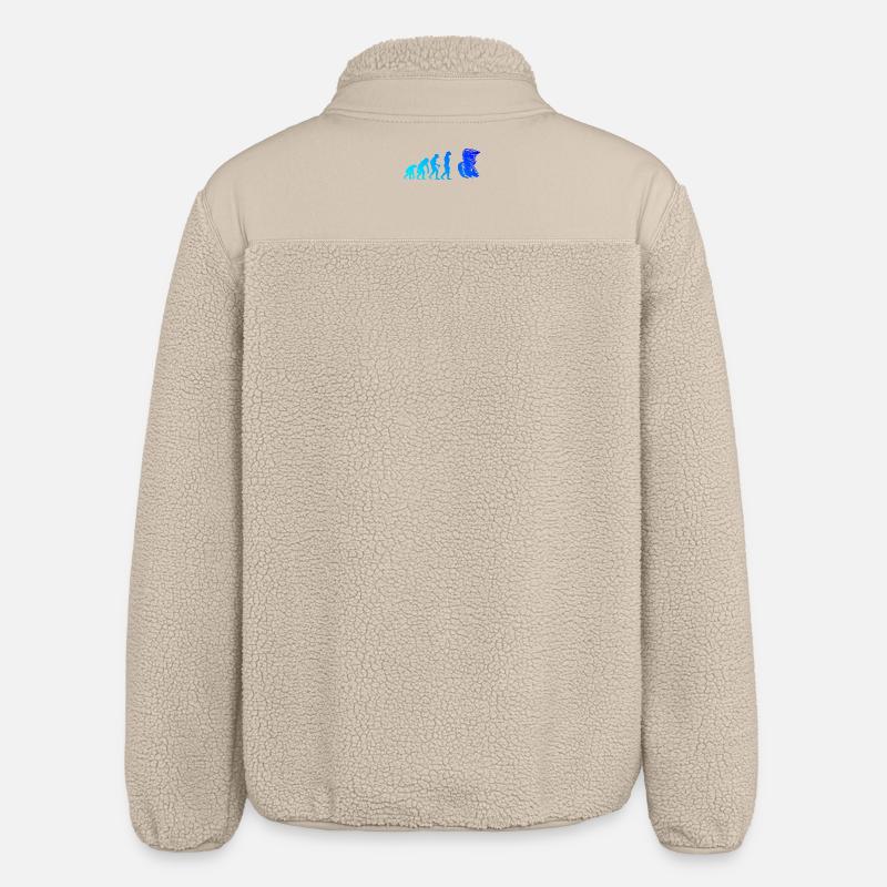 Conception compacte du motocross - Veste sherpa unisexe coupe décontractée Stanley/Stella - beige