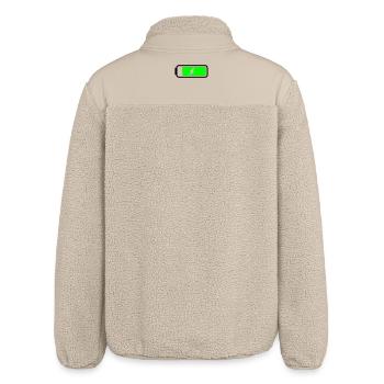 Battery charging - Relaxed Fit Unisex Sherpa Jacket by Stanley/Stella - beige - Back