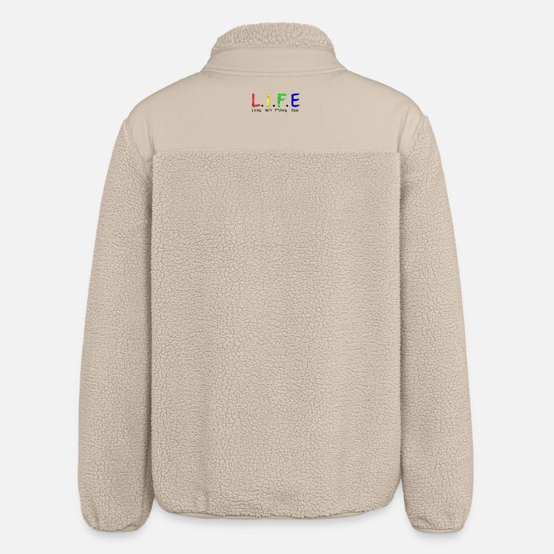 Vie - Veste sherpa unisexe coupe décontractée Stanley/Stella - beige