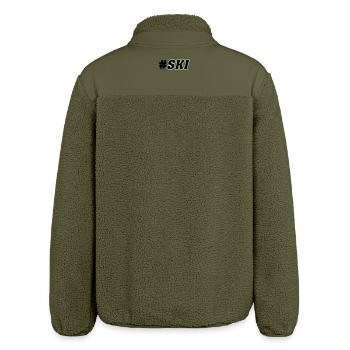 Ski Piste - Relaxed Fit Unisex Sherpajacke von Stanley/Stella - Khaki - Hinten