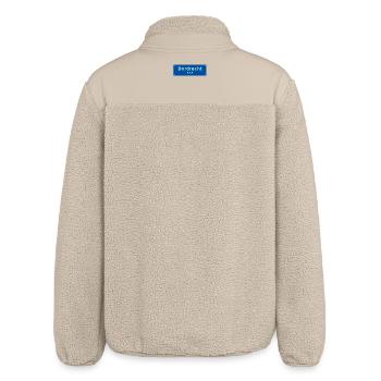 Ortsschild Dordrecht - Relaxed Fit Unisex Sherpajacke von Stanley/Stella - Beige - Hinten