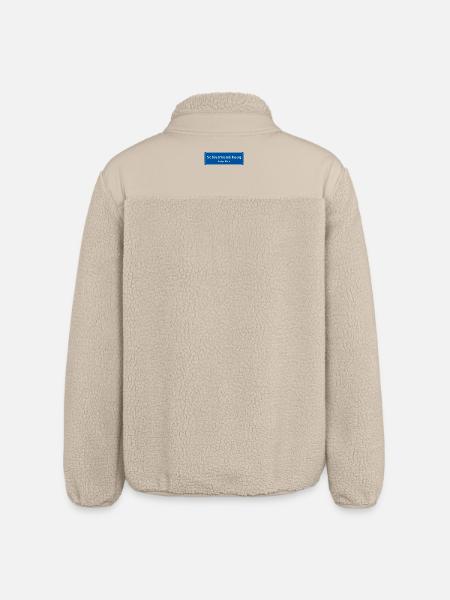 Schiermonnikoog place name sign - Relaxed Fit Unisex Sherpa Jacket by Stanley/Stella - beige