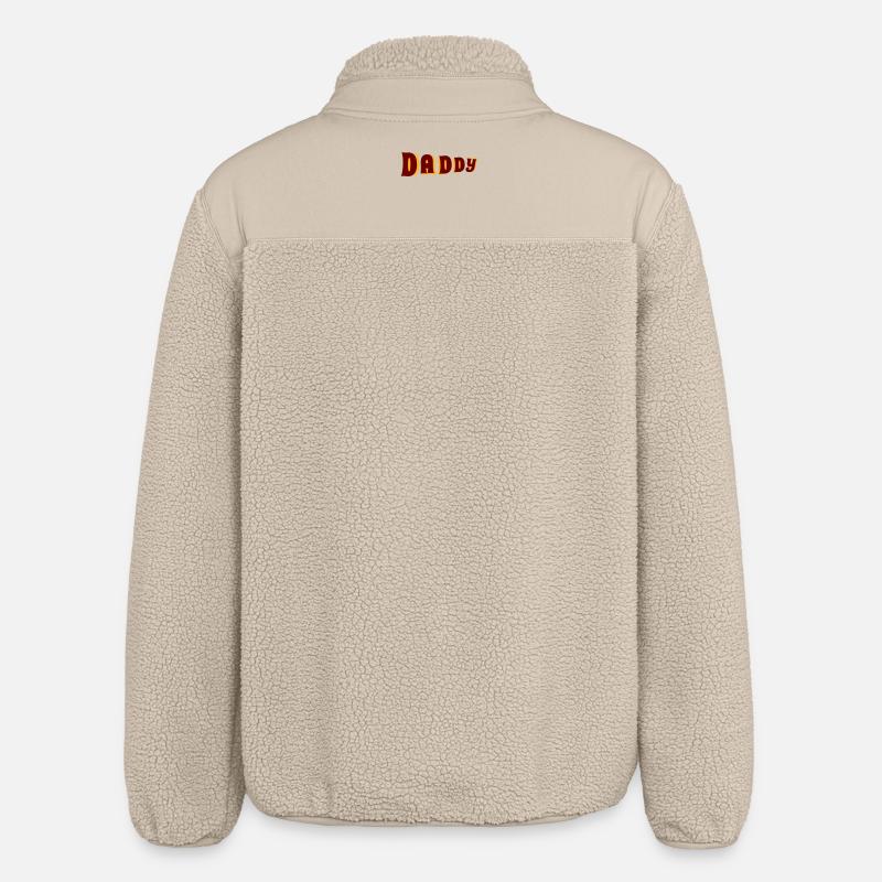 Daddy - Relaxed Fit Unisex Sherpa Jacket by Stanley/Stella - beige