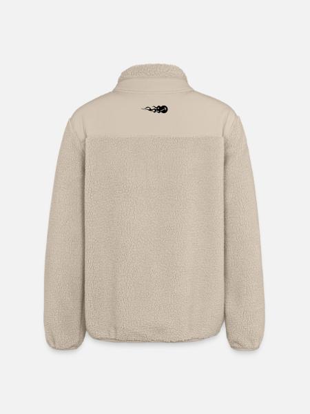 BBQ - Barbecue - Relaxed Fit Unisex Sherpa Jacket by Stanley/Stella - beige