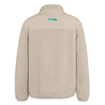 AQUAGIRL - Relaxed Fit Unisex Sherpajacke von Stanley/Stella - Beige - Hinten