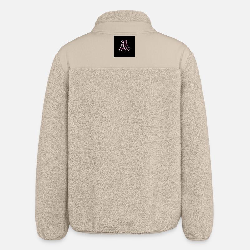 Neon Life Devise pour la motivation - Veste sherpa unisexe coupe décontractée Stanley/Stella - beige