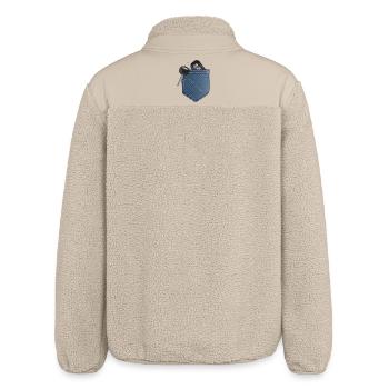 Autoschlüssel mit Fernbedienung in der Hosentasche - Relaxed Fit Unisex Sherpajacke von Stanley/Stella - Beige - Hinten