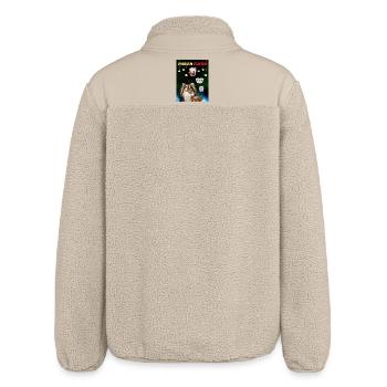 Chihuahua - Poker Faces! - Veste sherpa unisexe coupe décontractée Stanley/Stella - beige - Dos