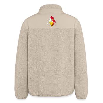 Flag province of Liège Belgium - Relaxed Fit Unisex Sherpa Jacket by Stanley/Stella - beige - Back