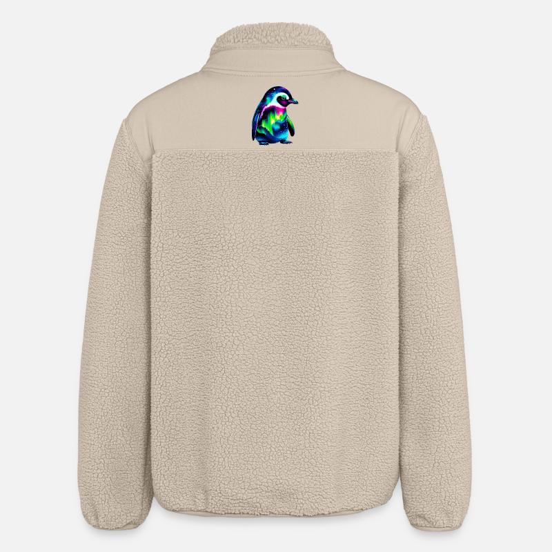 Penguin - Relaxed Fit Unisex Sherpa Jacket by Stanley/Stella - beige