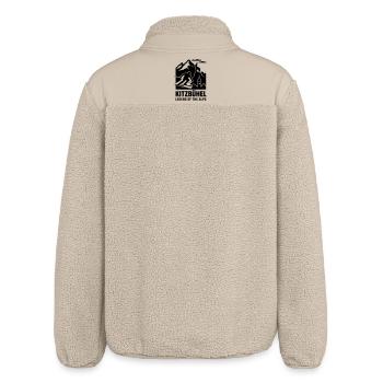 Kitzbühel ski winter sports holiday Silhouette - Relaxed Fit Unisex Sherpa Jacket by Stanley/Stella - beige - Back