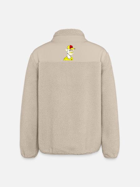 Ape Straßenrebell Cap - Relaxed Fit Unisex Sherpajacke von Stanley/Stella - Beige