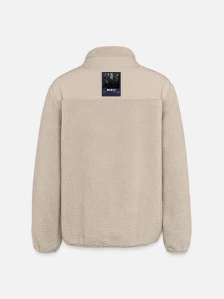 LevelUp Retro Gamer Tee - Relaxed Fit Unisex Sherpa Jacket by Stanley/Stella - beige