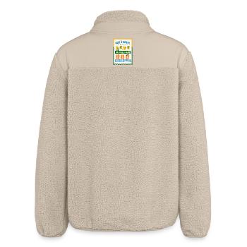 Aqui é Brasil: Cor Sabor Amor - Relaxed Fit Unisex Sherpajacke von Stanley/Stella - Beige - Hinten