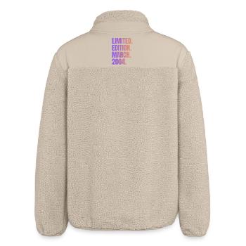 Limitierte Auflage März 2004 - Relaxed Fit Unisex Sherpajacke von Stanley/Stella - Beige - Hinten