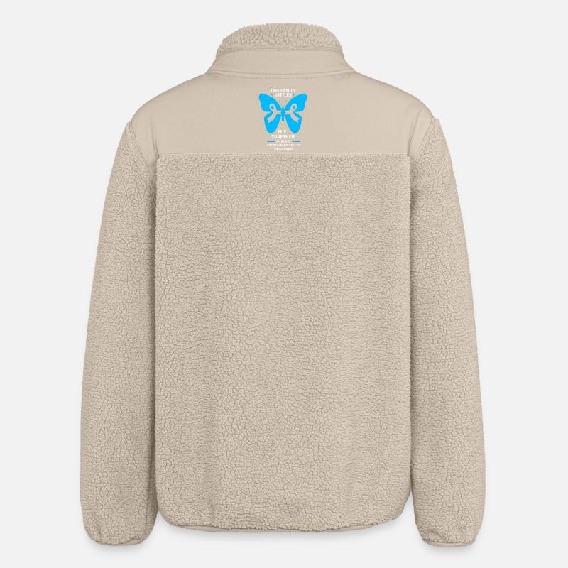 ME CFS - Stanley/Stella unisex sherpajakke afslappet pasform - beige