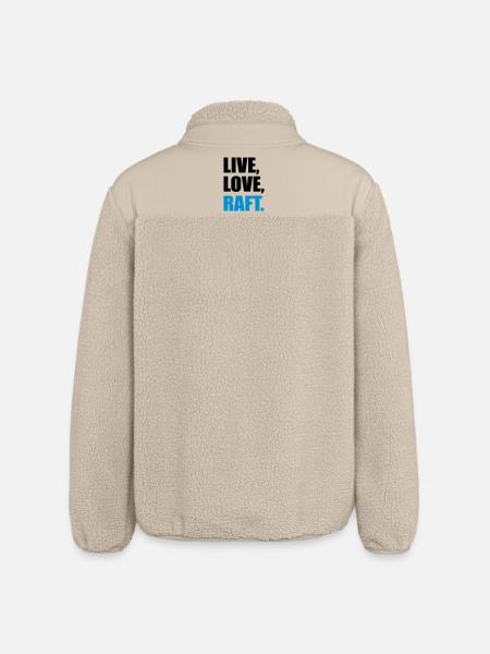 rafting - Relaxed Fit Unisex Sherpa Jacket by Stanley/Stella - beige
