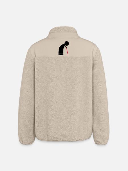 grandma - Relaxed Fit Unisex Sherpa Jacket by Stanley/Stella - beige