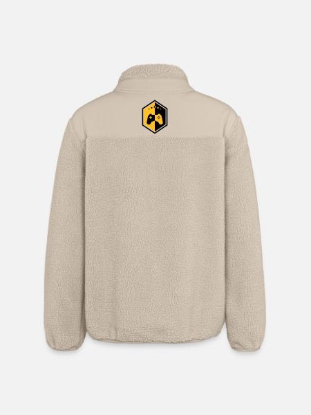 Gamer / Gaming - Relaxed Fit Unisex Sherpa Jacket by Stanley/Stella - beige