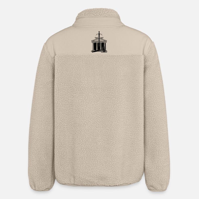 Gerichtsschwert - Relaxed Fit Unisex Sherpajacke von Stanley/Stella - Beige