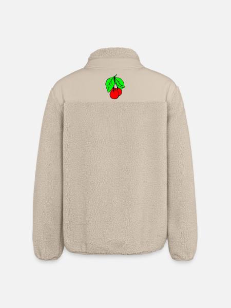 Cerises - Veste sherpa unisexe coupe décontractée Stanley/Stella - beige