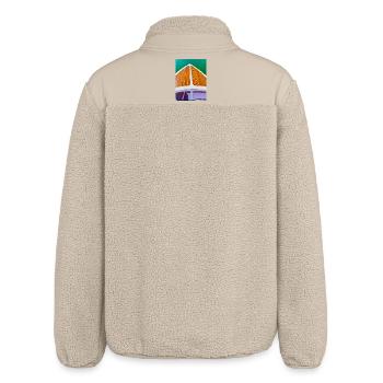 Motorboot - Relaxed Fit Unisex Sherpajacke von Stanley/Stella - Beige - Hinten