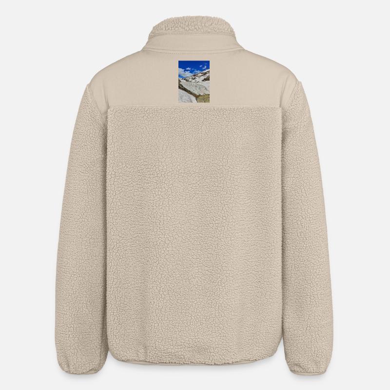 Lac Blanc Juni 2024 - Relaxed Fit Unisex Sherpajacke von Stanley/Stella - Beige