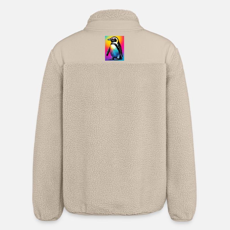 pingouin - Veste sherpa unisexe coupe décontractée Stanley/Stella - beige