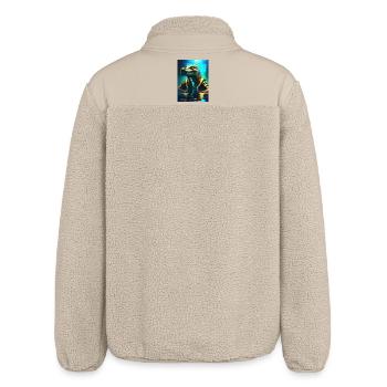 Sobek – Gardien du Nil - Veste sherpa unisexe coupe décontractée Stanley/Stella - beige - Dos