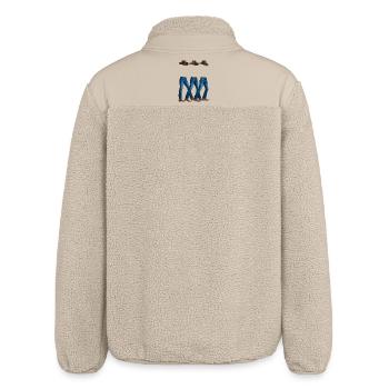 INVISIBLE COWBOY – nette Leute - Relaxed Fit Unisex Sherpajacke von Stanley/Stella - Beige - Hinten