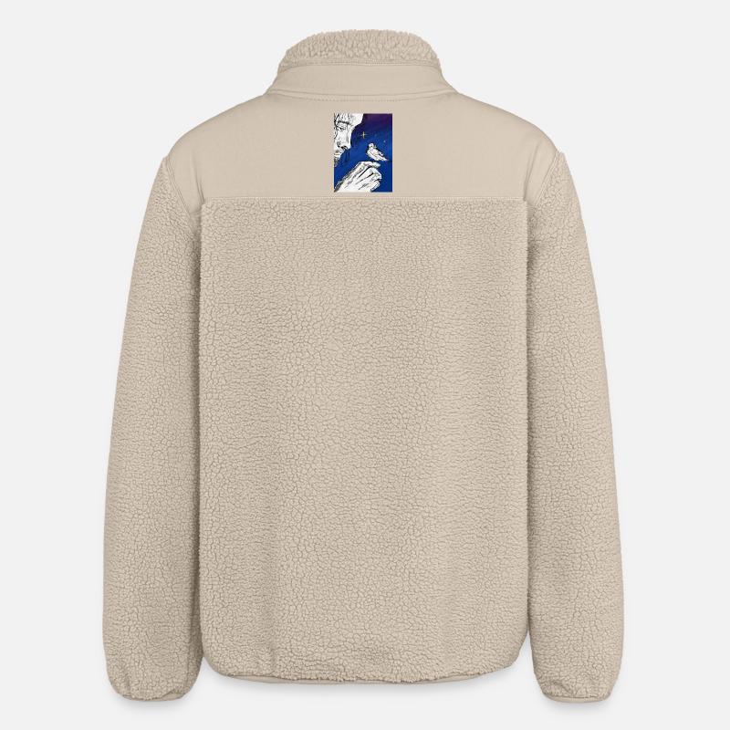 Numéro un sous la lune - Veste sherpa unisexe coupe décontractée Stanley/Stella - beige