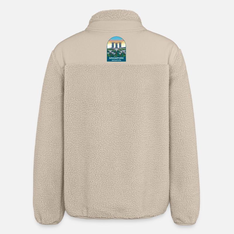 CTY02059 - Relaxed Fit Unisex Sherpajacke von Stanley/Stella - Beige