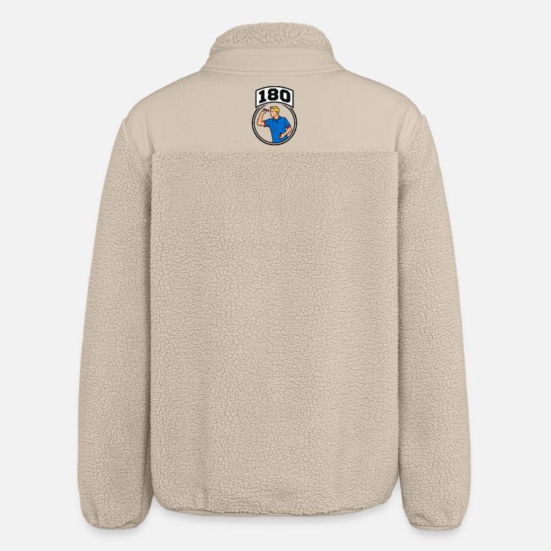180 fléchettes - Veste sherpa unisexe coupe décontractée Stanley/Stella - beige