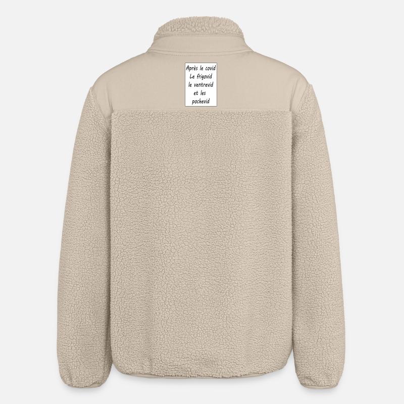 Après le covid - Veste sherpa unisexe coupe décontractée Stanley/Stella - beige