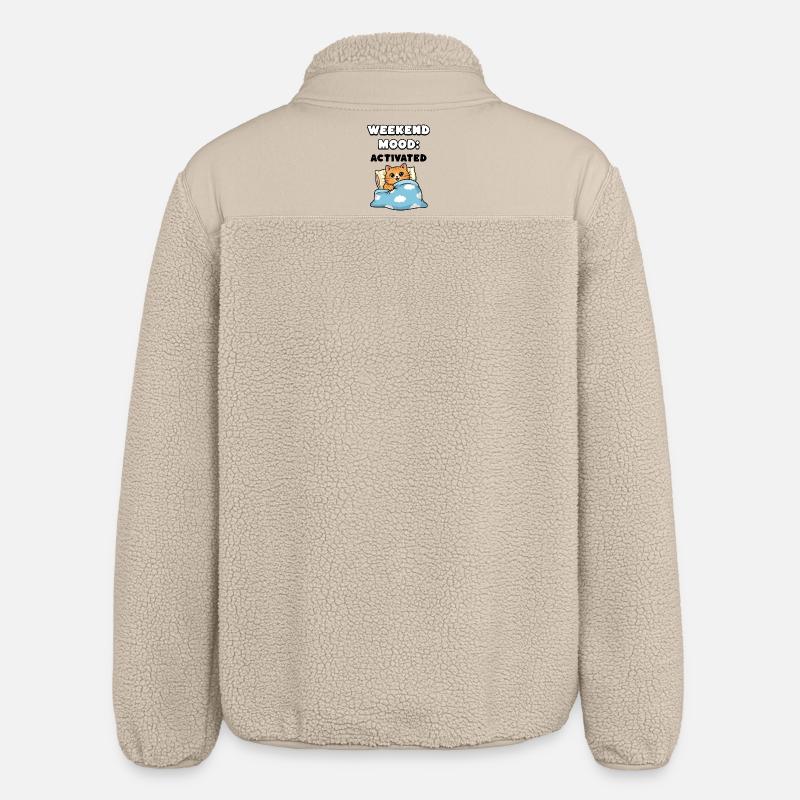 weekend mood - Relaxed Fit Unisex Sherpa Jacket by Stanley/Stella - beige