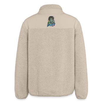 Mutter Natur in Bewegung - Relaxed Fit Unisex Sherpajacke von Stanley/Stella - Beige - Hinten