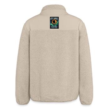 Total Solar Eclipse Iceland 2026 Reykjavik - Relaxed Fit Unisex Sherpa Jacket by Stanley/Stella - beige - Back
