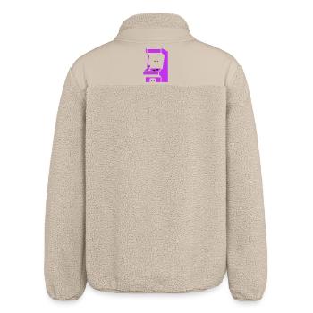 Machine à sous Arcade Silhouette - Veste sherpa unisexe coupe décontractée Stanley/Stella - beige - Dos