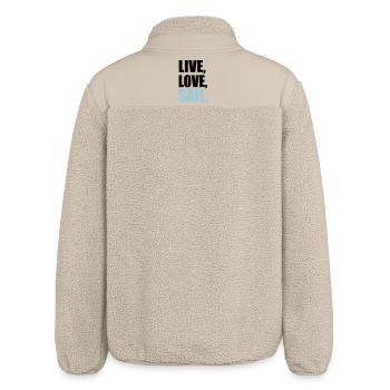 segeln - Relaxed Fit Unisex Sherpajacke von Stanley/Stella - Beige - Hinten