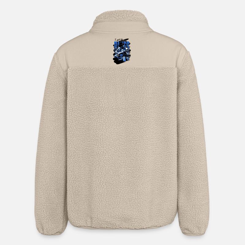 Fick blues - Unisex sherpajacka ledig passform Stanley/Stella - beige