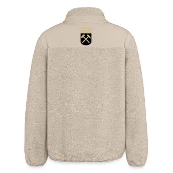 Armoiries du Ruhrpott petites - Veste sherpa unisexe coupe décontractée Stanley/Stella - beige - Dos