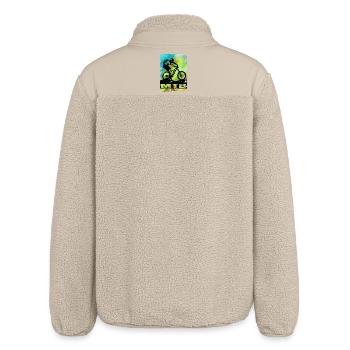 MTB Bike - Relaxed Fit Unisex Sherpajacke von Stanley/Stella - Beige - Hinten