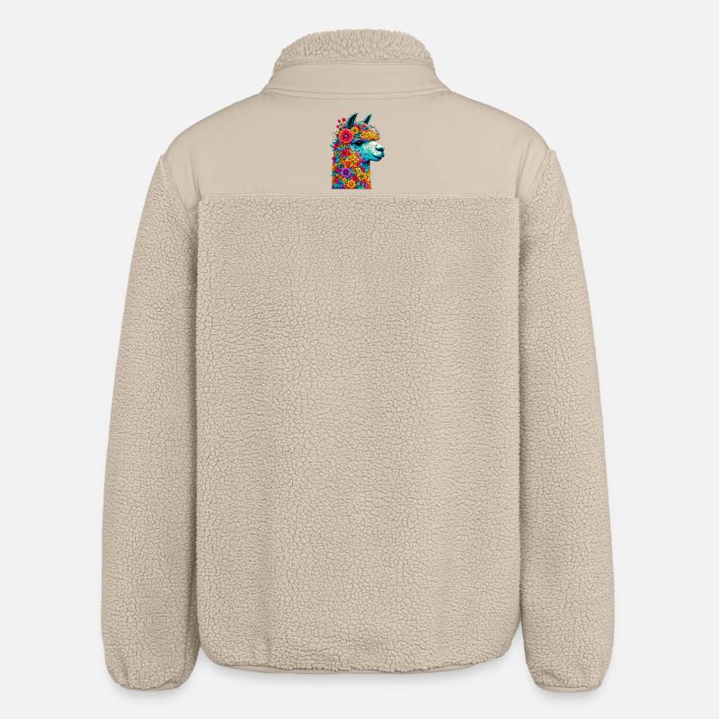 Alpaca - Relaxed Fit Unisex Sherpa Jacket by Stanley/Stella - beige