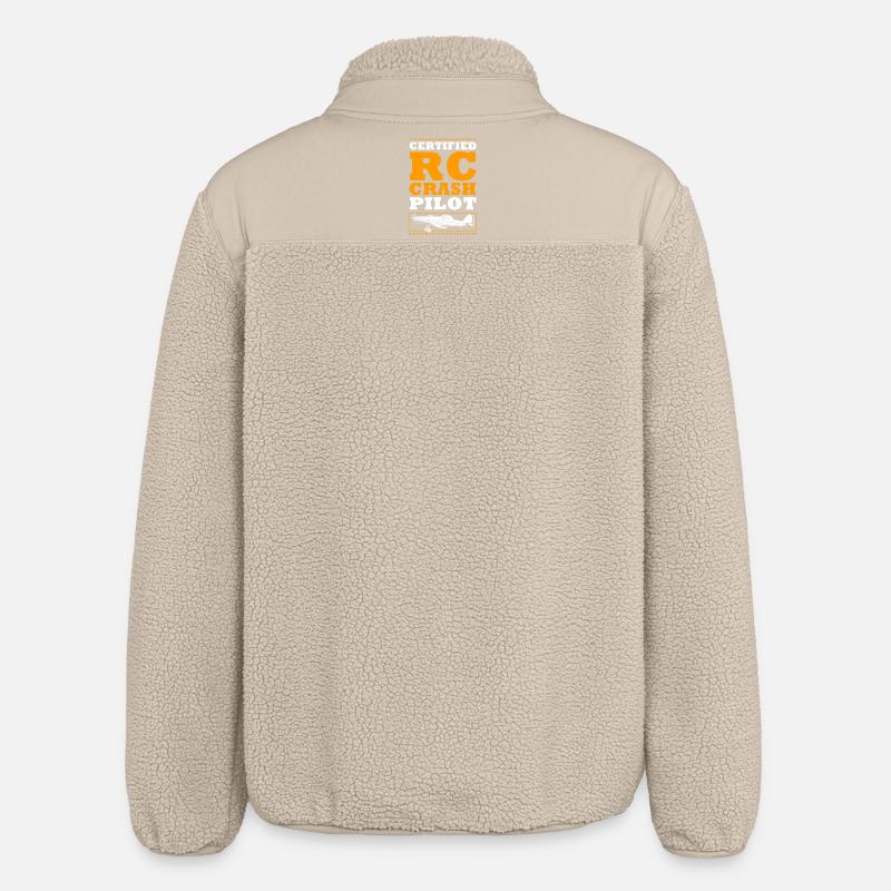 Avion modèle modèle - Veste sherpa unisexe coupe décontractée Stanley/Stella - beige