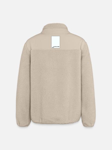 Rest AI - Relaxed Fit Unisex Sherpa Jacket by Stanley/Stella - beige